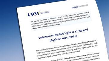 CPME: Pravo liječnika na štrajk zajamčeno je međunarodnim pravom