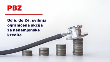 Od 6. do 24. svibnja 2019. u PBZ-u druga ograničena akcija za ugovaranje povoljnih nenamjenskih kredita za članove HLK-a