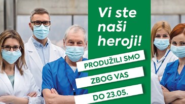 Akcija Tekstilprometa „Vi ste naši heroji!“ produžena do 23. svibnja