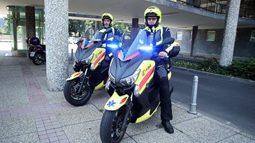 Zagreb dobio tim hitne medicinske pomoći na motociklu