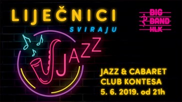 Prvi javni nastup Big banda HLK-a u Jazz i Cabaret klubu Kontesa