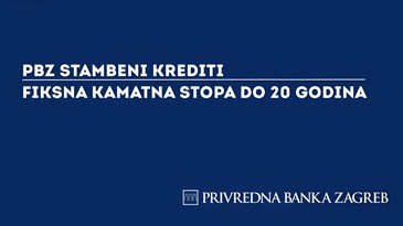 Članovima Komore stambeni krediti PBZ-a uz fiksnu kamatnu stopu do 20 godina