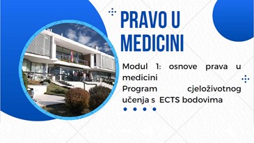 Program „Pravo u medicini“ na riječkom Pravnom fakultetu-produžen rok za prijave!