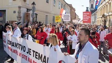 Priopćenje HLK: 74 % građana podržava donošenje Zakona o radno-pravnom statusu liječnika