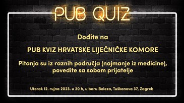 Pub kviz Hrvatske liječničke komore