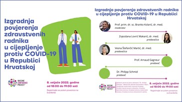 Webinar: Izgradnja povjerenja zdravstvenih radnika u cijepljenje protiv COVID-19