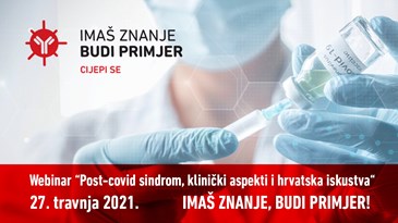 Sudjelujte na webinaru “Post-covid sindrom, klinički aspekti i hrvatska iskustva“