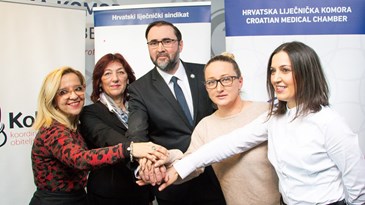 Krovne liječničke organizacije najavile prosvjed na Markovu trgu